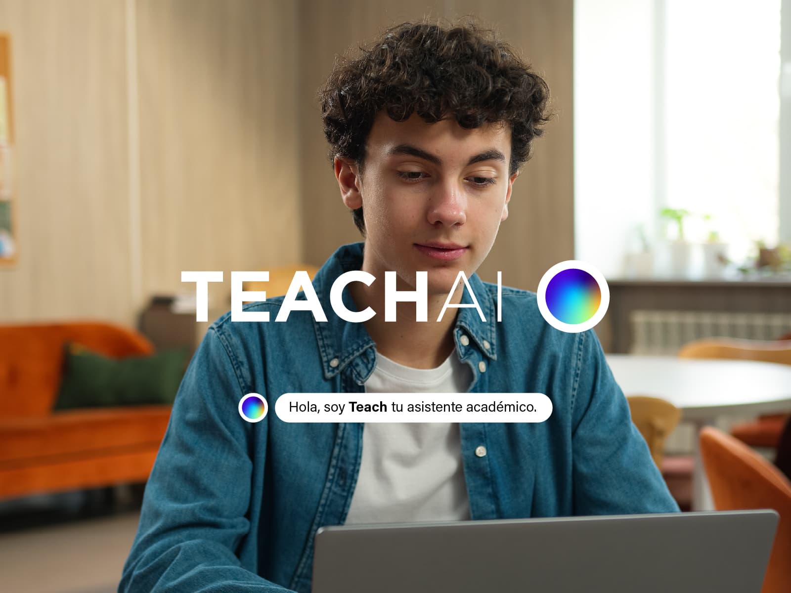 Digital interface representing AI-assisted education platforms